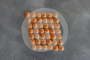 Blank cartridges set