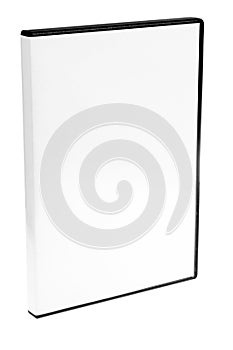 Blank case DVD / CD white background