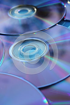 Blank CD or DVD Media Storage Background