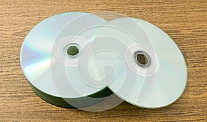 Blank CD or DVD in Storage Box