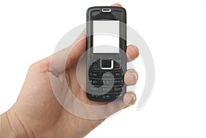 Blank cell phone with clipping paths