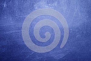 Blank chalkboard, blue blackboard texture