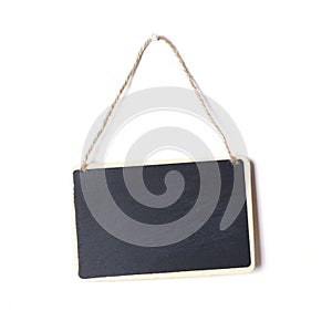 Blank chalkboard sign