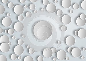 Blank circles banner for graphical use.