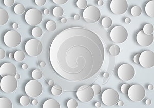 Blank circles banner for graphical use.