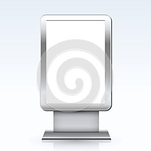 Blank citylight isolated