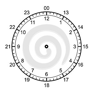 Blank Clock vector