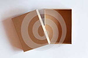 Blank closed carton box packaging