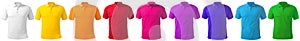 Collared Shirt Design Template in Many Color
