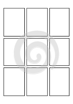 Blank Comic Book ,for creative ideas for children and adults