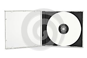 Blank compact disc photo