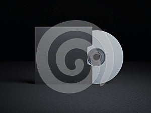 Blank compact disk cover