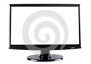 Blank computer momitor