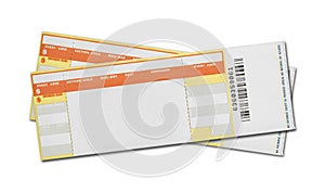 Blank Concert Tickets