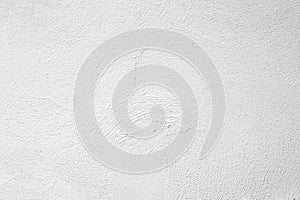 Blank concrete wall white color, Rock plastered stucco wall for texture background