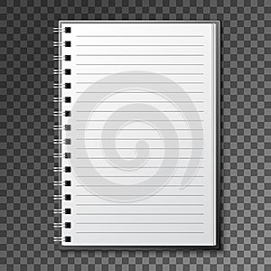 Blank copybook template