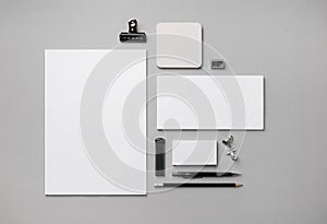 Blank corporate identity