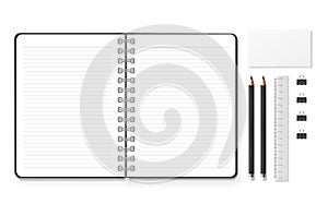 Blank corporate identity stationery set