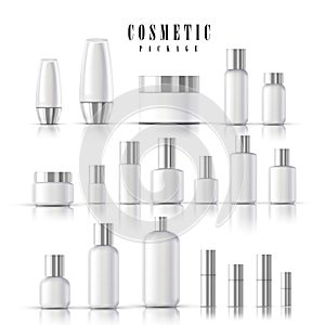 Blank cosmetic package collection