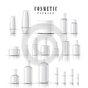 blank cosmetic package collection