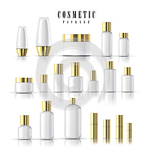 blank cosmetic package collection