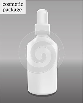 Blank cosmetic package collection - the packaging of cream on white background