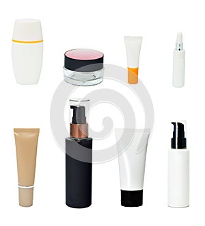 Blank cosmetics bottle