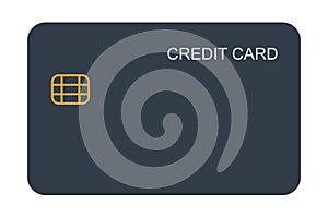 Blank Credit Card Vector Template