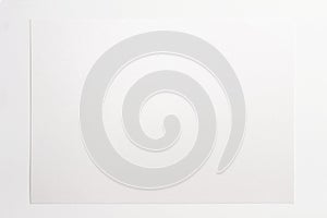 Blank design textured a4 paper sheet on white for using as texture or template for logo presentation, embossing etc