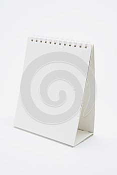 Blank desktop calendar