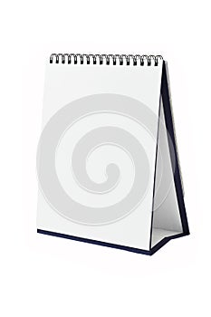 Blank desktop calendar