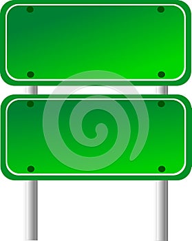 Blank Directional Sign 6