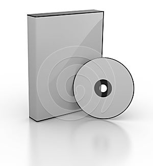 Blank DVD box