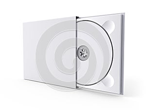 Blank DVD case and disc