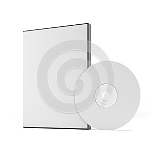 Blank DVD case and disc