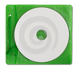 Blank DVD case and disc