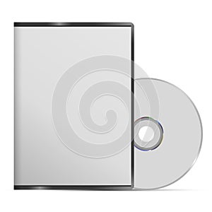 Blank DVD case and disc