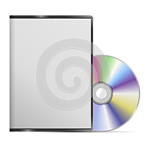 Blank DVD case and disc