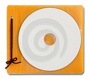 Blank DVD case and disc