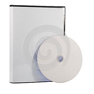 Blank DVD case and disc