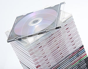 A blank dvd or cd