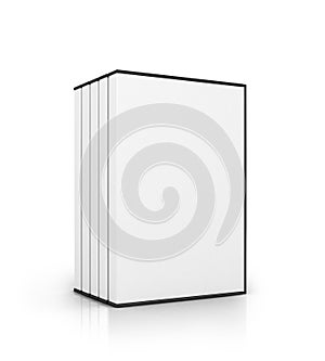 Blank dvd or CD box