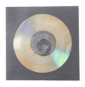 Blank DVD CD case and disc