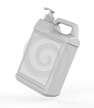 Blank easy fold mailer box for branding and mock up design.