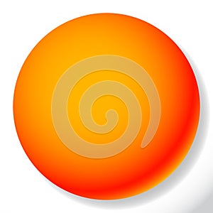 Blank, empty circle, orb and sphere button, badge, and pin shape design element