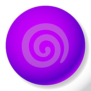 Blank, empty circle, orb and sphere button, badge, and pin shape design element