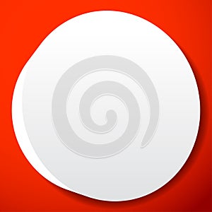 Blank, empty circle, orb and sphere button, badge, and pin shape design element