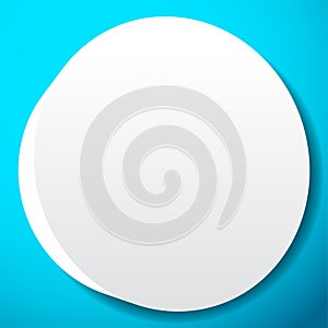 Blank, empty circle, orb and sphere button, badge, and pin shape design element