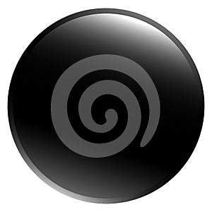 Blank, empty glossy, shiny circle design element. Circle with copyspace