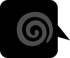 Blank empty white speech bubbles. Blank speech circle bubble chat. Comic speech round bubble icon sign.